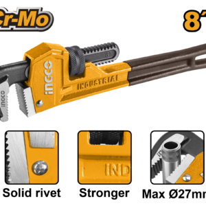 8" Professional Chrome Molybdenum Pipe Wrench