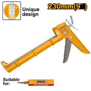 9" Standard Caulking Gun - 230mm Iron Skeleton, 0.8mm Thick, 51mm Barrel