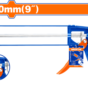 9" Aluminum-Handle Caulking Gun - 1.7mm Thick Plate, Smooth Push