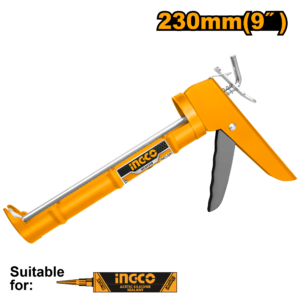 9" Caulking Gun P12C24 - 230mm Iron Frame, 0.8mm, 51mm Tube
