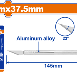 Precision Hobby Knife Set - Aluminum Handle, 5 SK5 #11 Blades, 145mm
