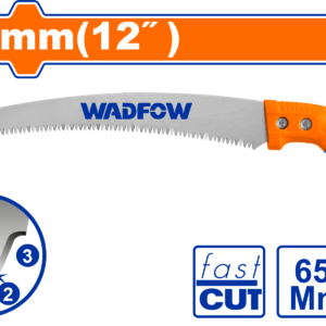 12" Triple-Tooth Pruning Saw - 300mm 65Mn 6TPI, Precision Ground, Fast Cut Sleeve