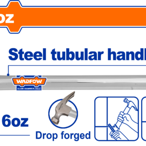 Claw Hammer 16oz/450g (Steel Handle)