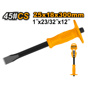 25x300mm Heavy-Duty Cold Chisel for Demolition and Metalwork