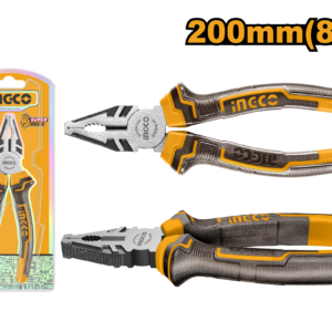 8" #55 Carbon Steel Combination Pliers with Comfort Grip