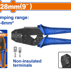 9" Ratchet Crimping Tool for Non-Insulated Terminals