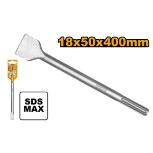 SDS-Max Wide Flat Chisel - 18x50x400mm, Long-Life Steel
