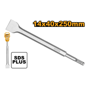SDS Plus Chisel 14x250x40mm Flat