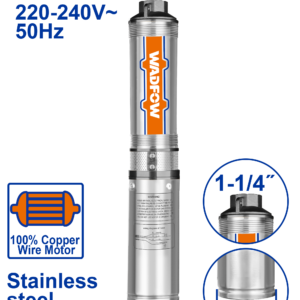 1.0HP 4" Cast Iron Deep Well Pump, 72m Head, 5.0m³/h Flow