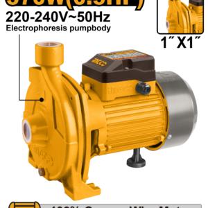 0.5HP Centrifugal Water Pump, 18m Head, 80L/min Flow