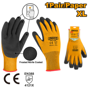 Nitrile Frosted Coated Gloves