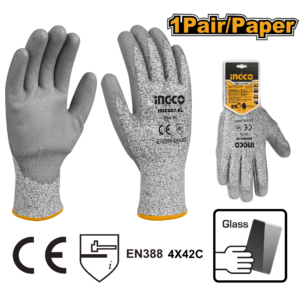 Level 5 Cut-Resistant Gloves with PU Grip (XL)