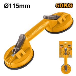 115mm Heavy-Duty Suction Lifter - 50kg Capacity, ABS Grip, Sleeve Pack