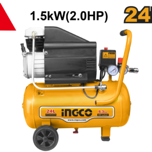 24L 2HP Direct-Drive Oil-Lubricated Air Compressor – SS Series, 1.5kW Aluminium Motor, 2850rpm, 8bar Max