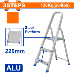6-Step All-Aluminum Household Ladder (150kg)