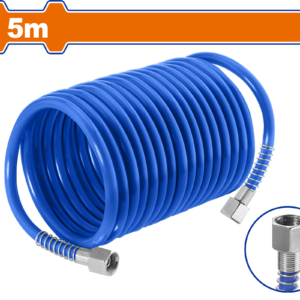 10m PE Air Line – 5mm ID / 8mm OD, Full Brass Connectors