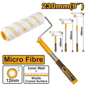 Telescoping Microfiber Cylinder Brush for Interior Walls