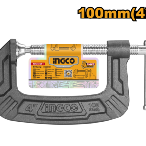 4" Malleable Iron G-Clamp for Superior Strength (100mm)