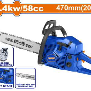 58cc 20" Professional Gasoline Chainsaw with Oregon Bar & Chain