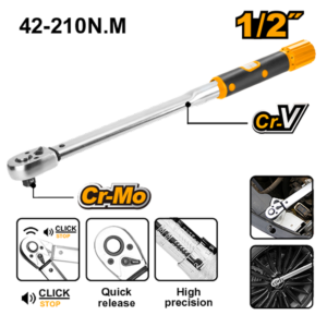 1/2" Drive Click-Type Torque Wrench (40-200 N.m)