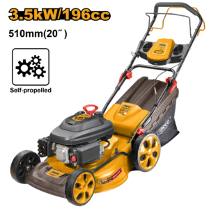 196cc Zongshen 20" Self-Propelled Gasoline Lawn Mower with 60L Catcher