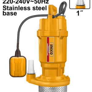 0.5HP Stainless Steel Clean Water Submersible Pump with Float Switch