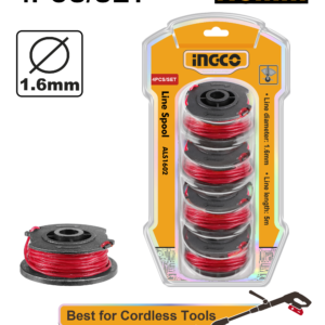 4-Pack 1.6mm Spiral Trimmer Line for Lithium-Ion Grass Trimmers