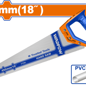 18" Handsaw 7TPI - 450mm Thick 0.9mm, Heat-Treated, Bi-Material Handle