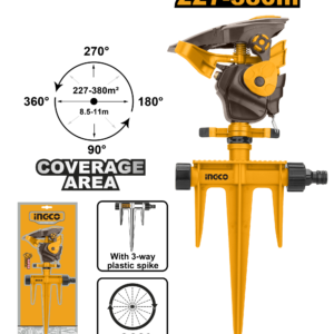 360° Automatic Adjustable Gear-Driven Sprinkler
