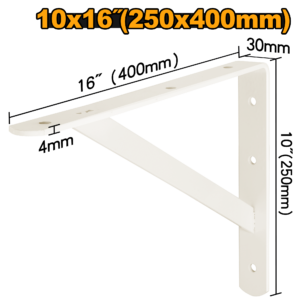 Heavy Duty Shelf Brackets 10"x16"