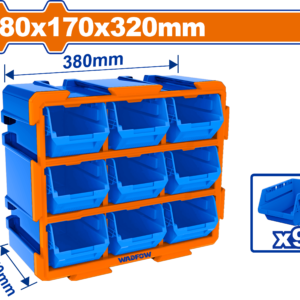 9-Bin Modular Storage Tower System