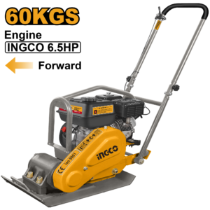 6.5HP Reversible Plate Compactor Alternative – 15kN, 90kg, 56x44cm, 30cm Depth