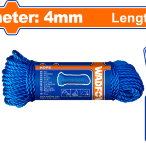 4mm x 30m PP Twist Rope – 3-Strand, 100% Virgin, Floating