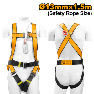 Standard Duty Safety Harness with 1.5m Lanyard