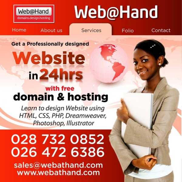 The Bureau Ghana Ltd. | Web@Hand – Website Design, Domain Registration & Hosting