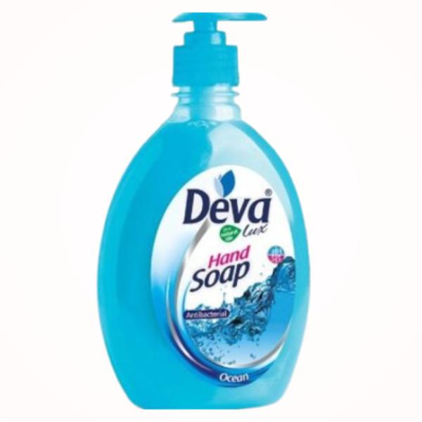 Deva Lux Hand Soap Ocean – 350ml (12 Pack | Refreshing & Gentle Hand Cleansing with Ocean Scent)