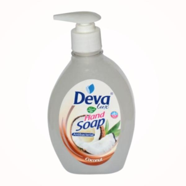 Deva Lux Hand Soap Coconut – 350ml (12 Pack | Nourishing & Moisturizing with a Tropical Scent)