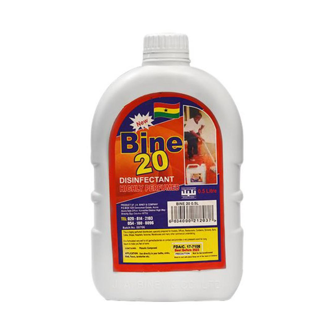 Bine 20 Disinfectant – 0.5L x 12 | Compact Germ-Killing Solution for Home, Office & Commercial Use