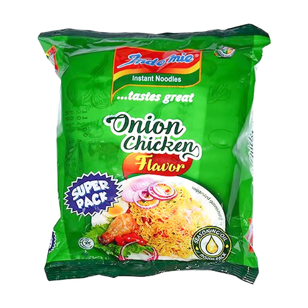 Indomie Onion Chicken Flavour Super Pack – 120g x 44 Packs | Savory Instant Noodles for Quick & Satisfying Meals
