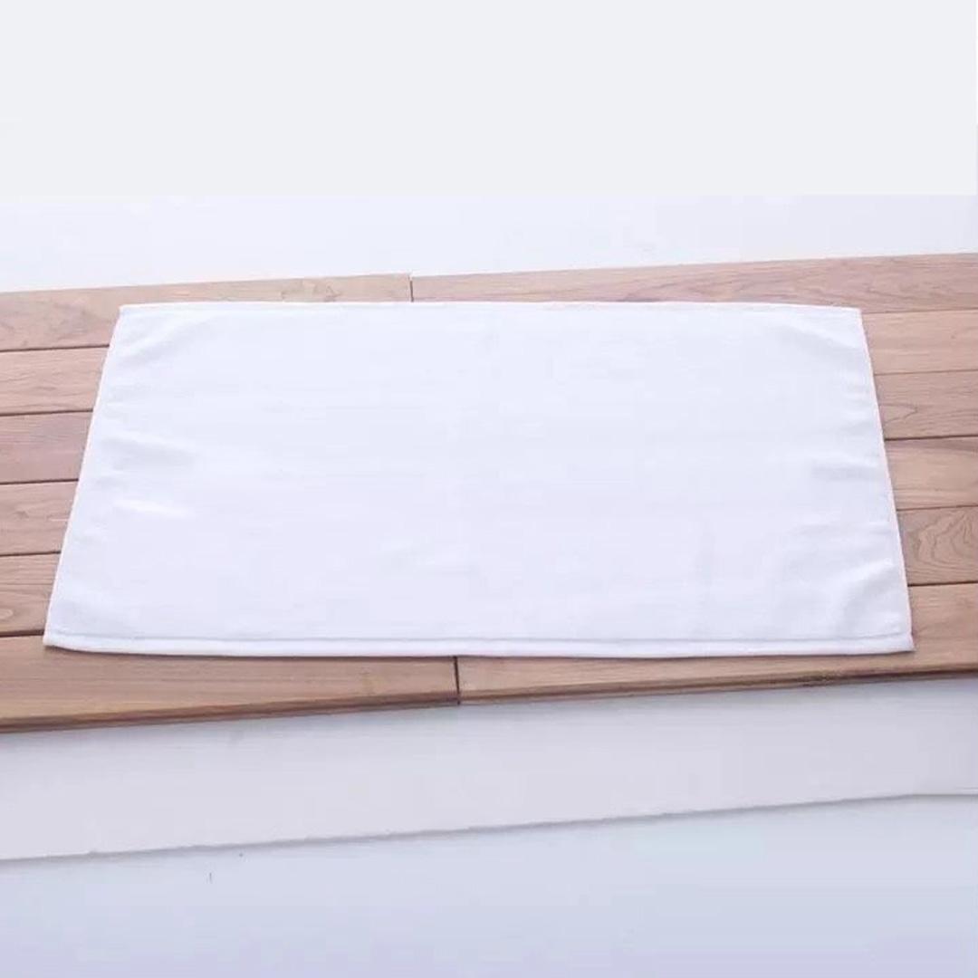 White Floor Mat – 50 x 80 cm | Soft, Absorbent & Durable Mat for Bathroom, Entryway, or Kitchen Use