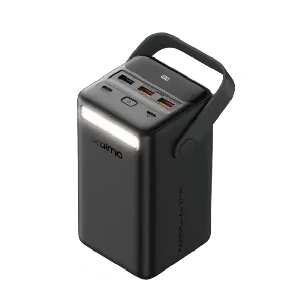 oraimo PowerBox 500 – 50000mAh 22.5W Power Bank [OPB-P500QN] | Ultra-High Capacity, Fast Charging with Digital Display & LED Torch