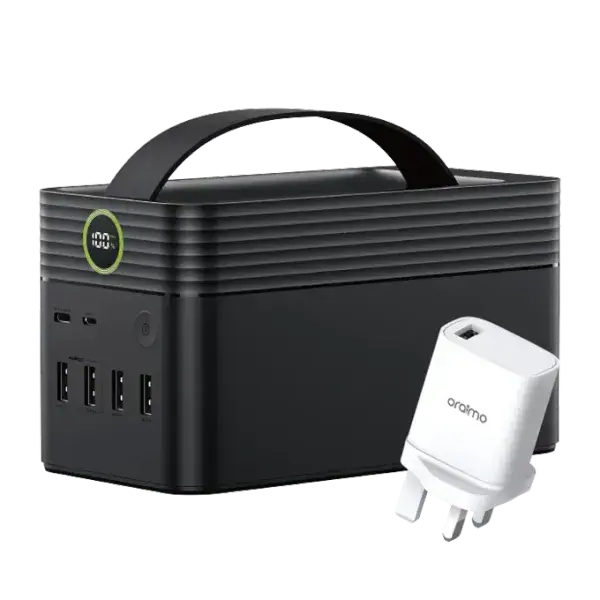 oraimo PowerBox 600 – 60000mAh 22.5W Power Bank [OPB-P600Q-U97S] | Ultra-High Capacity, PD & QC3.0 Fast Charging, 5-Device Output