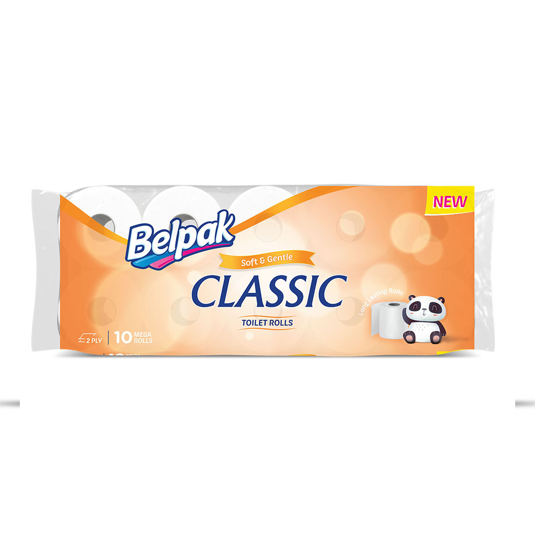 Belpak Classic Toilet Roll – 60 Pack (6 × 10) | Durable, Hygienic, Everyday Bathroom Essential