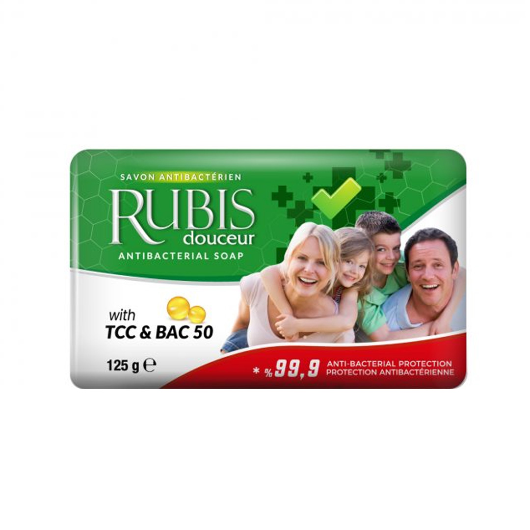 Rubis Medicated Soap – 125g (72 Pack) | Deep-Cleansing Skincare for Acne, Eczema & Irritated Skin