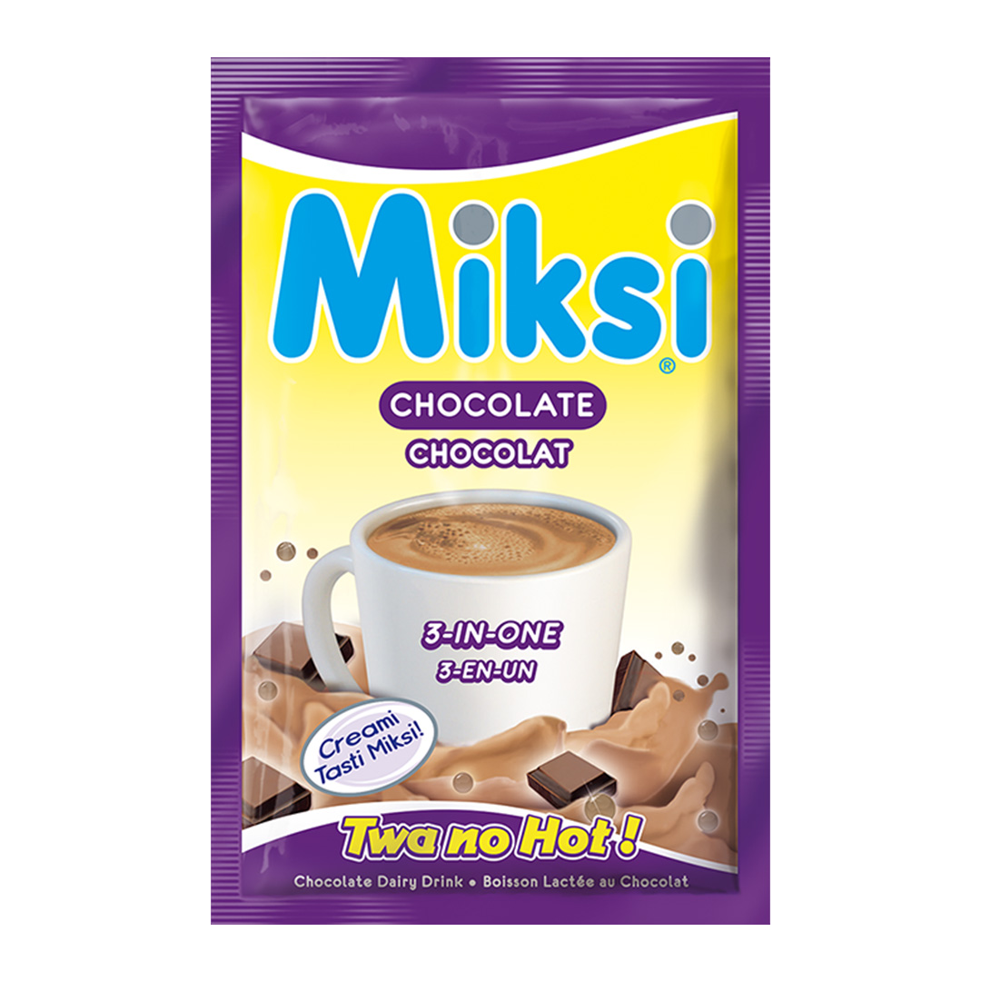 Miksi Chocolate Powdered Milk Sachet – 40g (100 Pack) | Rich, Creamy, and Perfectly Portable Hot Chocolate