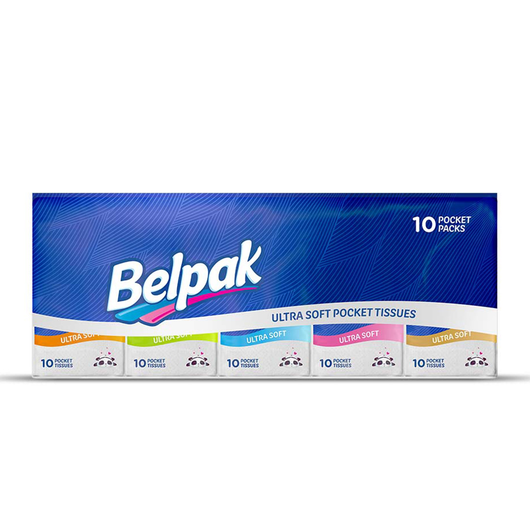 Belpak Pocket Tissue – 30 × 10 (300 Pack) | Soft, Handy & Always Within Reach