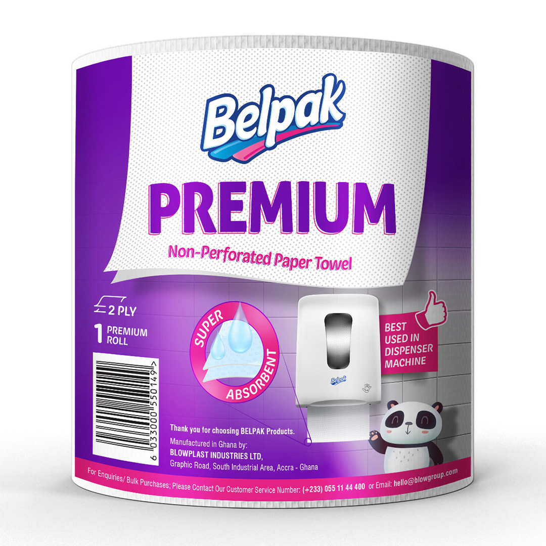 Belpak Premium Paper Towel – Dispenser (6 Pack) | Strong, Soft & Hygienic for Every Environment