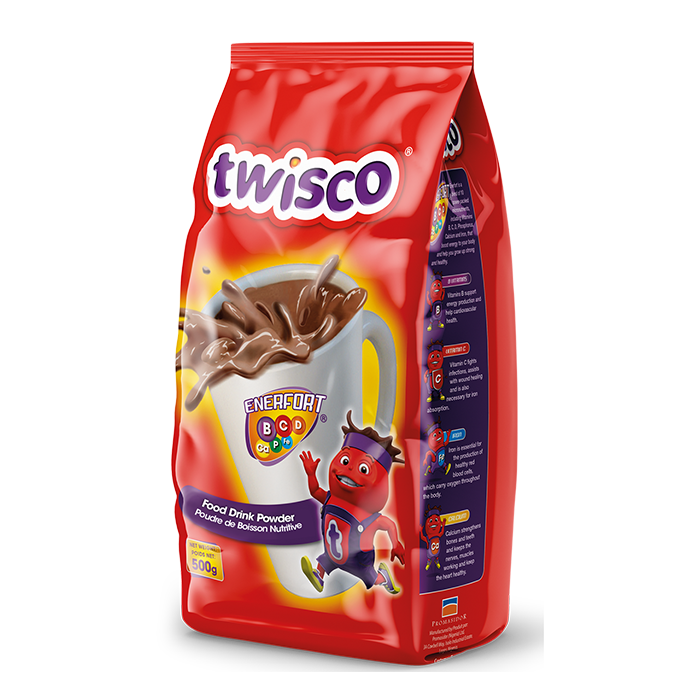 Twisco Chocolate Drink Powder Sachet – 400g (12 Pack) | Premium Cocoa Pleasure for the Whole Family