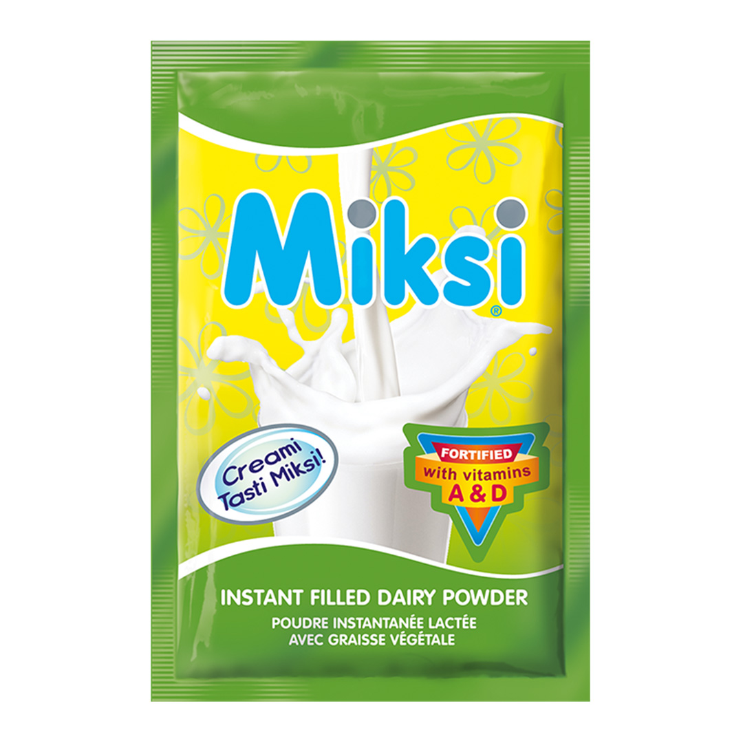 Miksi Plain Powdered Milk Sachet – 23g (210 Pack) | Full-Flavored Milk in a Convenient Daily Portion