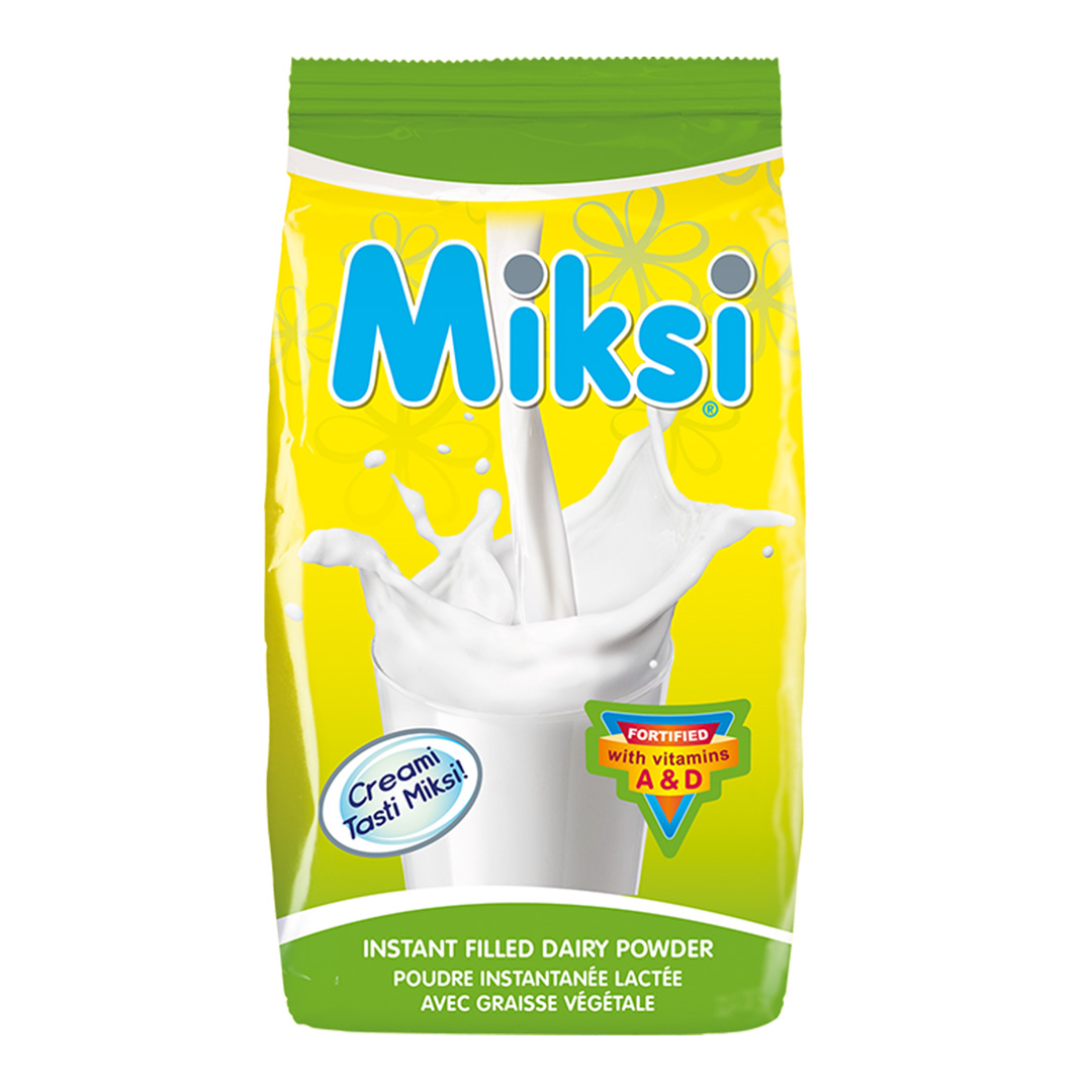 Miksi Plain Powdered Milk Sachet – 355g (12 Pack) | Versatile, Family-Sized Creamy Milk Solution